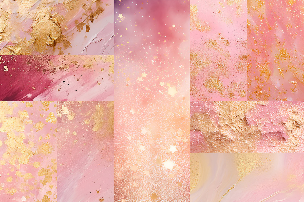 Pink Glitter. Backgrounds Collection, a Background Graphic by MuzaArtStudio (Photo 4 of 6)