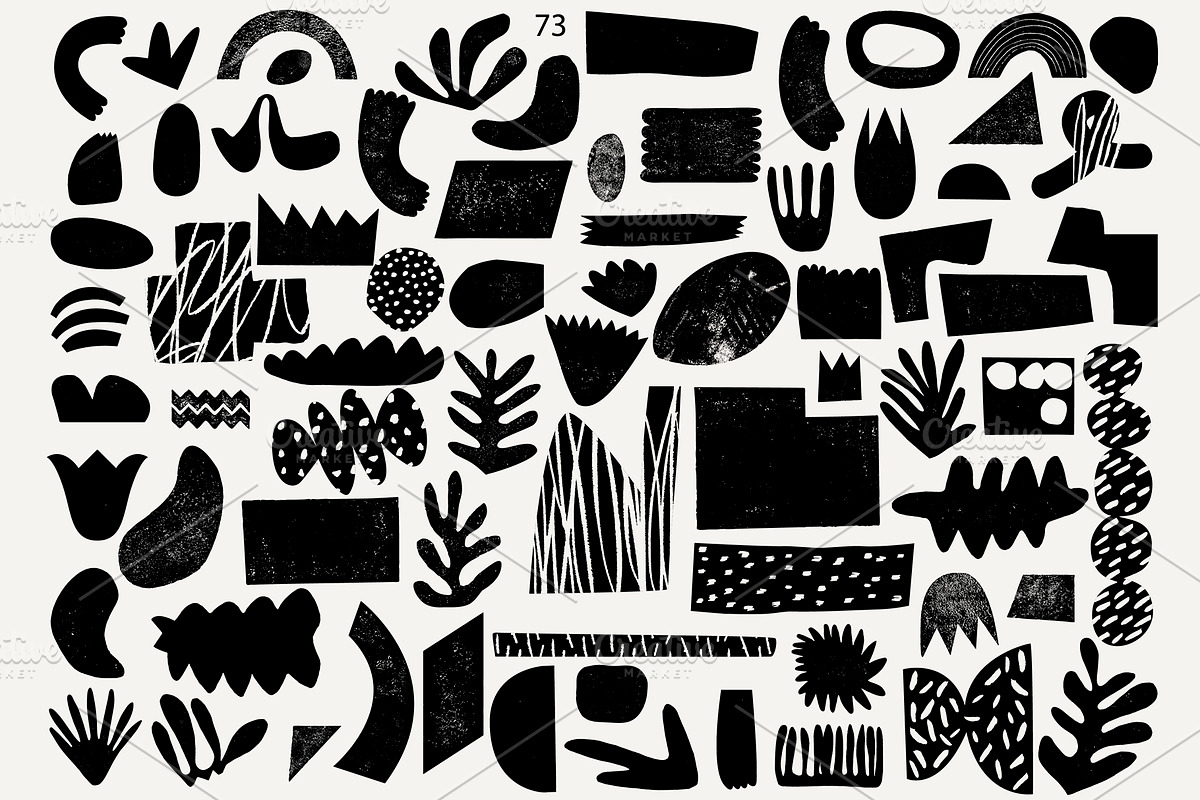 Abstract art cutouts, a Decorative Illustration by Mii Lab (Photo 15 of 17)