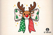 Christmas Reindeer Coquette Bow Png, an Icon by Dream Creation (Thumbnail 1 of 5)
