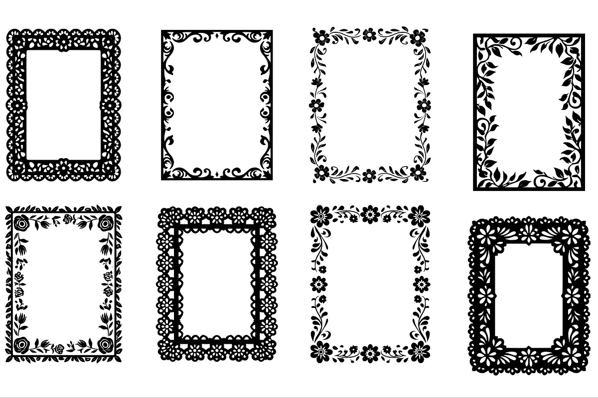 Mexican Inspired Frames Borders Tile, a Background Graphic by Pattern Whimsy (Photo 2 of 8)