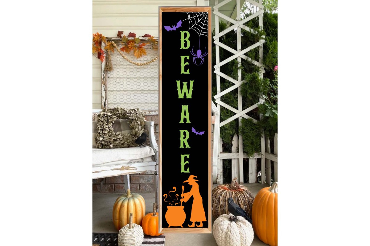 Halloween Porch Sign SVG PNG, an Object Graphic by Digi_Design_World (Photo 7 of 10)