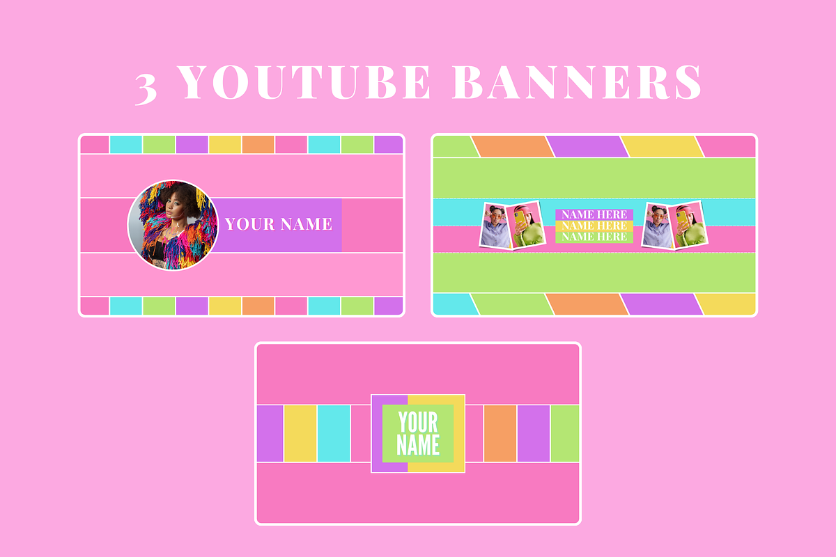 Fun Social Media Banners + Icons, a Social Media Template by SunshineStudioBoutique (Photo 4 of 9)