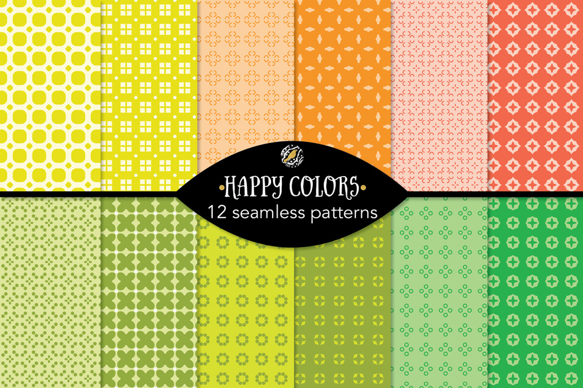 Set 62 - 12 Seamless Patterns, a Pattern Graphic by Little Bird (Photo 1 of 5)