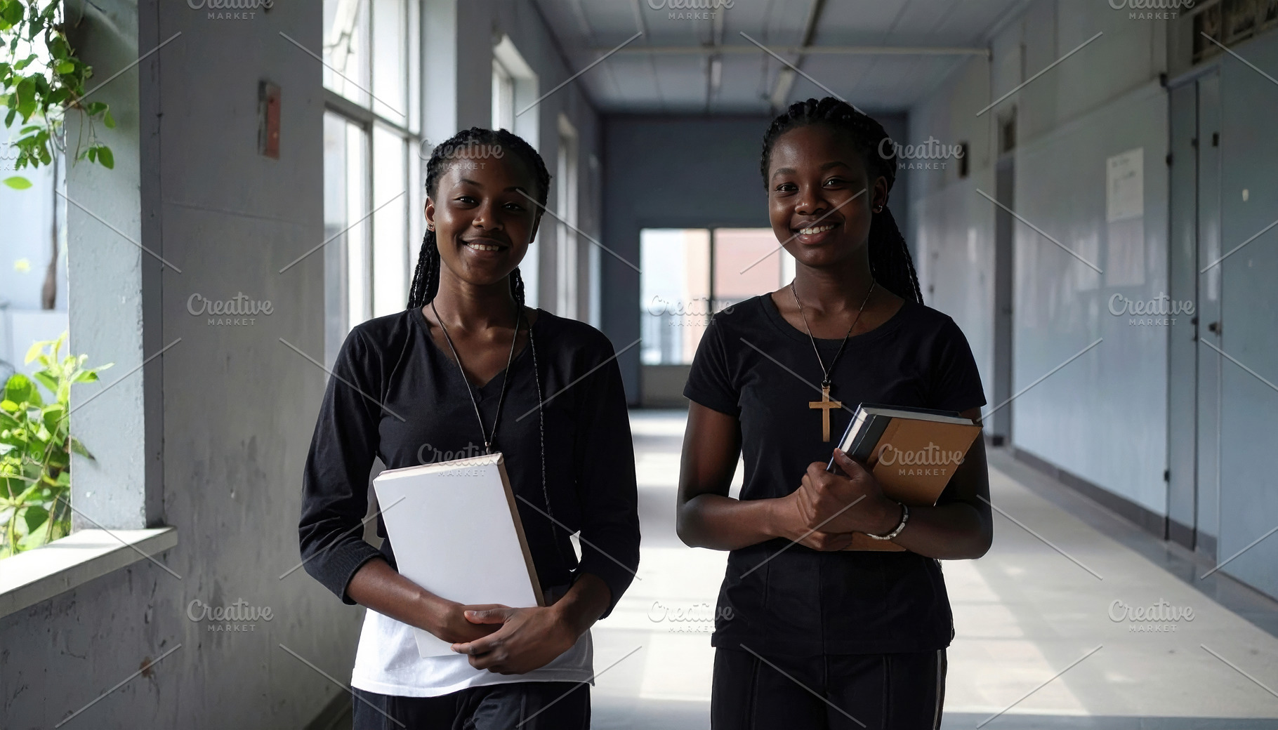 African Christian Students with Books, a School & Education Photo by Davizro's Market