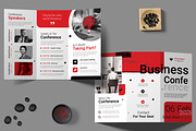 Business Conference Trifold Brochure, a Brochure Template by ContestDesign (Thumbnail 1 of 3)
