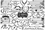 72+ Handdrawn Arrows, Dividers etc., an Object Graphic by The Bumble Box (Thumbnail 1 of 3)