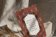 Autumn FOLK Frames & Backgrounds, a Decorative Illustration by SunnyAfternoons (Thumbnail 5 of 13)