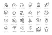 Hobbies and Interest Icons, an Object Illustration by Tettygreen (Thumbnail 3 of 3)