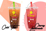 Cold Drink Plastic Cup PSD Mockup, an Object Graphic by Sinlatown (Thumbnail 5 of 6)