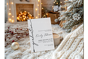 Holiday Greeting Card Mockup, a Product Mockup by MockupWizard (Thumbnail 3 of 3)