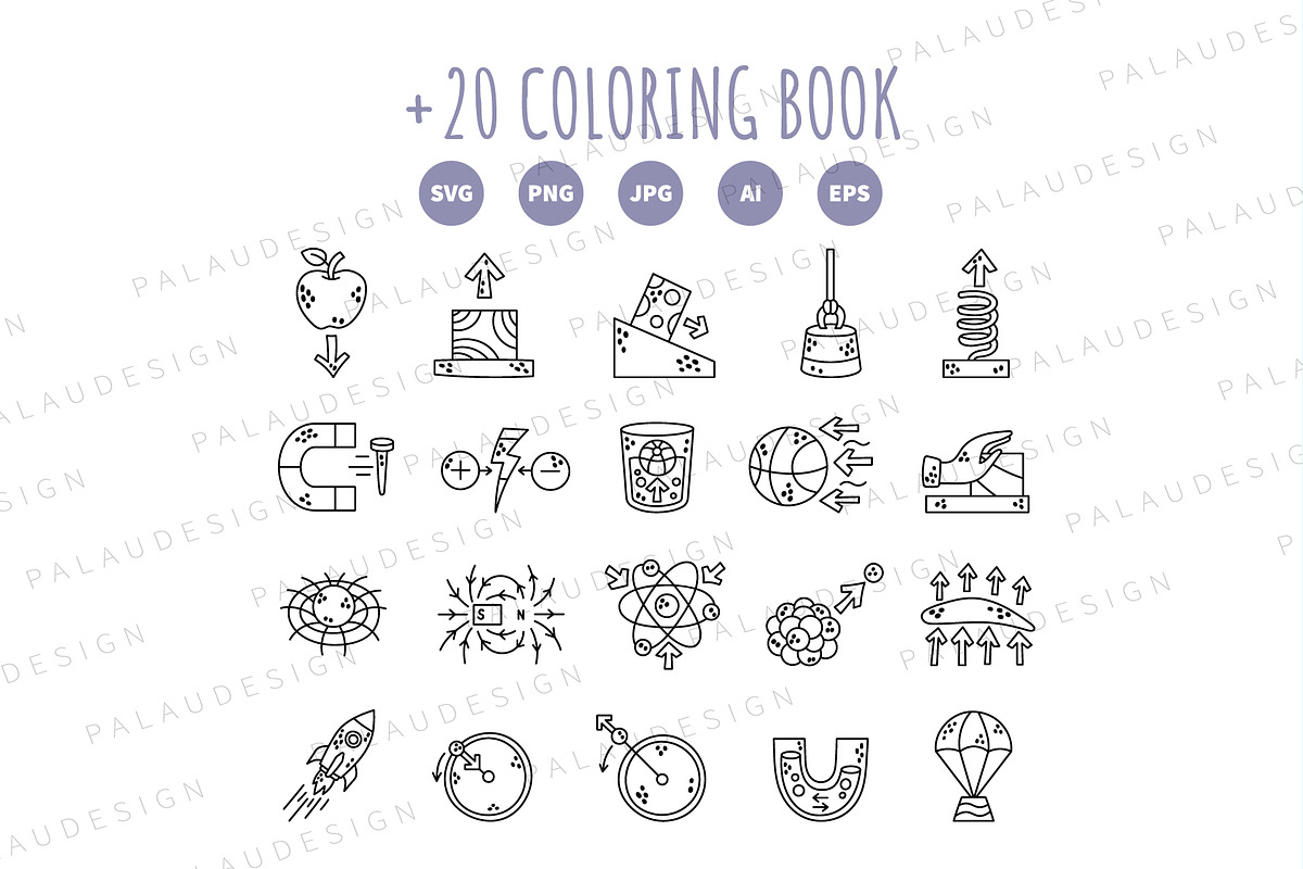 Types Of Forces Clipart, an Education Illustration by Palau (Photo 8 of 9)