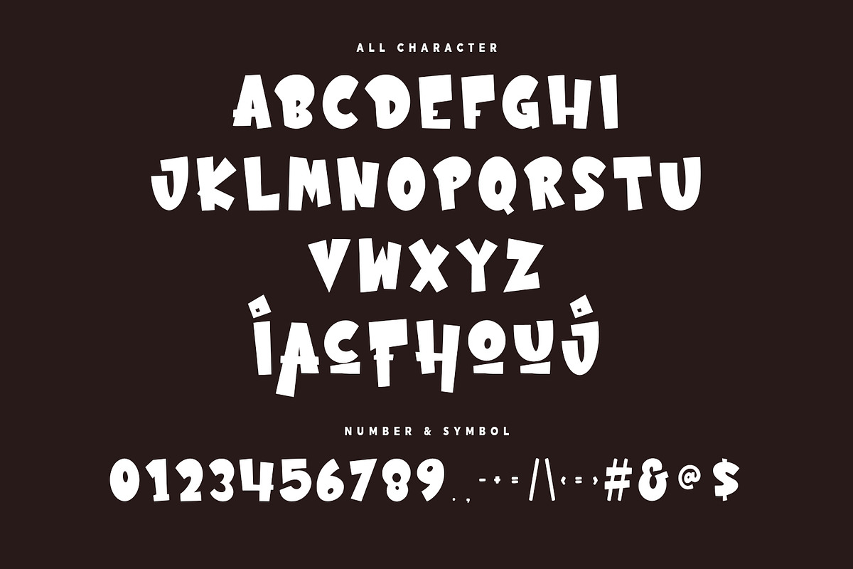 Bariso Cawfu Bold Display Font, a Sans Serif Font by Maulana Creative (Photo 5 of 7)