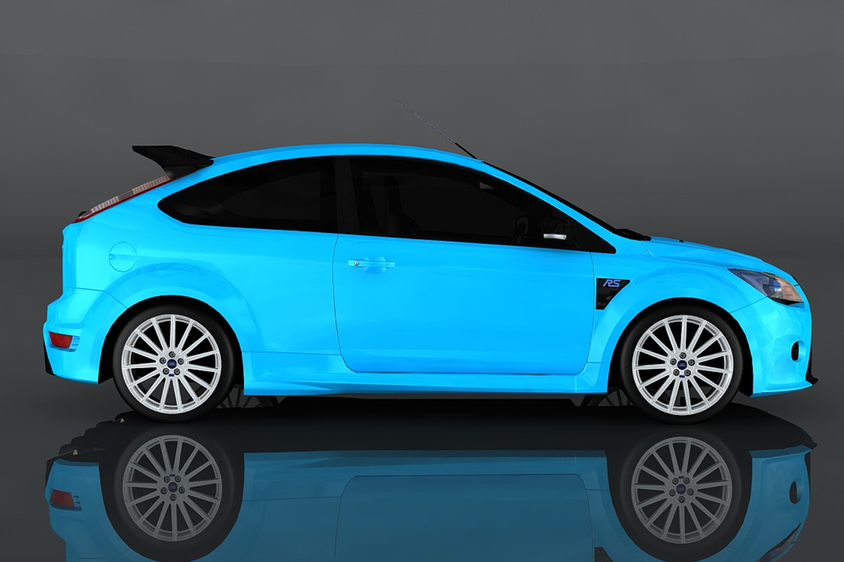 2009 Ford Focus RS, a Cars & Vehicle 3D Model by valtriiu (Photo 4 of 12)