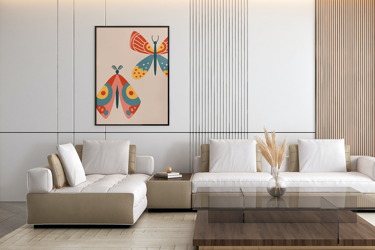 Boho butterfly Fantasy bohemian moth, an Animal Illustration by Neliakott ♥ (Photo 8 of 9)