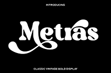 Metras - Classic Bold Font