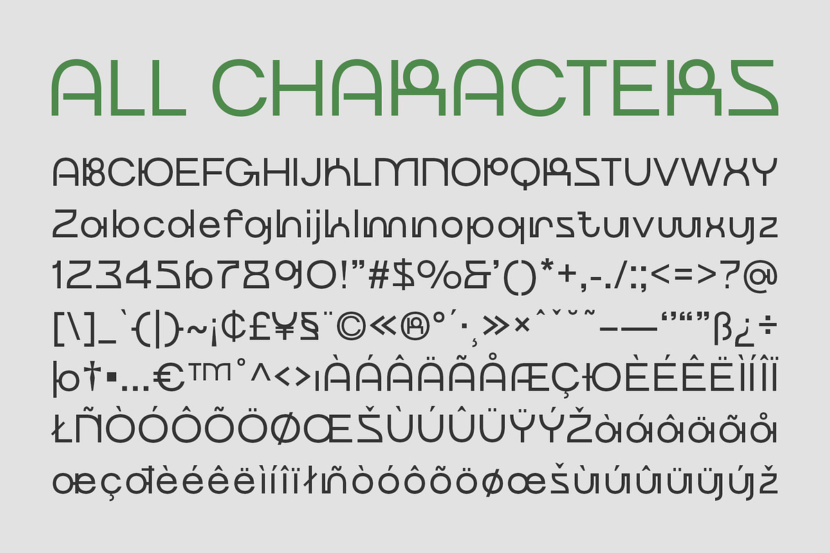 CS Deimos – Art Deco Font, a Sans Serif Font by Craft Supply Co. (Photo 8 of 8)