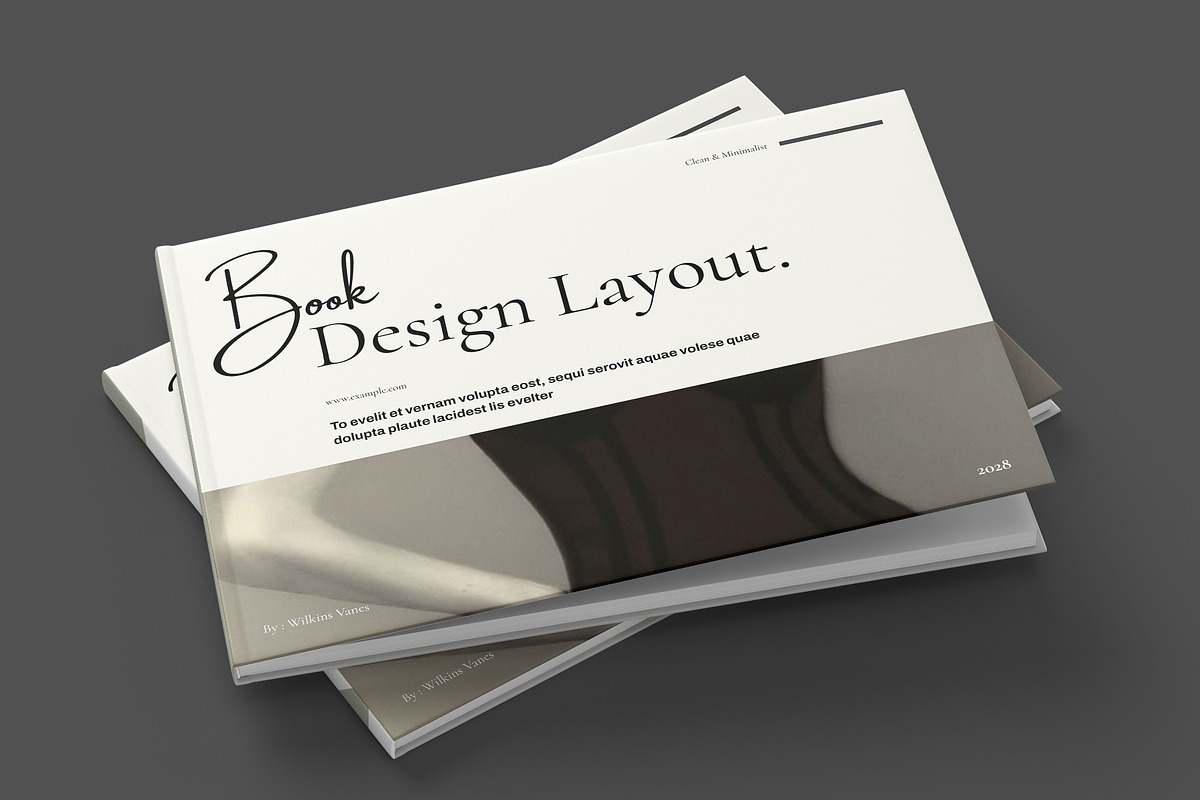 Book Title Layout Landscape Template, a Brochure Template by NorthPeak (Photo 12 of 15)