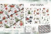 Watercolor Christmas spirit clipart, a Decorative Illustration by Yuliya Derbisheva (Thumbnail 13 of 14)