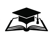 50 Graduation Cap and Book, an Education Illustration by Amazin_art (Thumbnail 15 of 28)