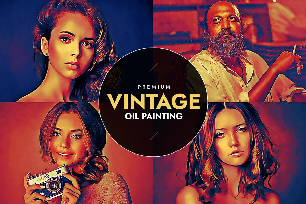 BUNDLE! 20 in 1 Oil Painting Effect, an Action Add-On by U_Design (Photo 16 of 22)
