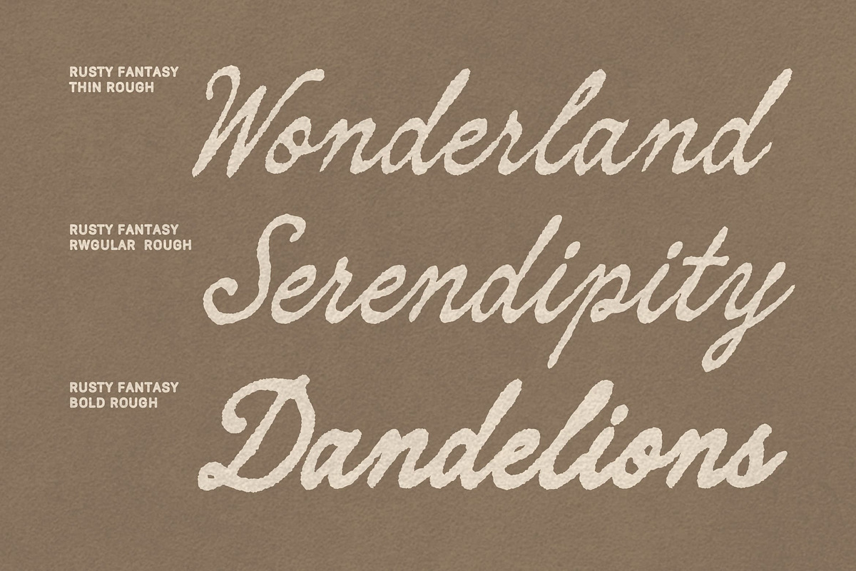 Rusty Fantasy - Calligraphy Font, a Handwritten Font by Blankids Studio (Photo 5 of 12)