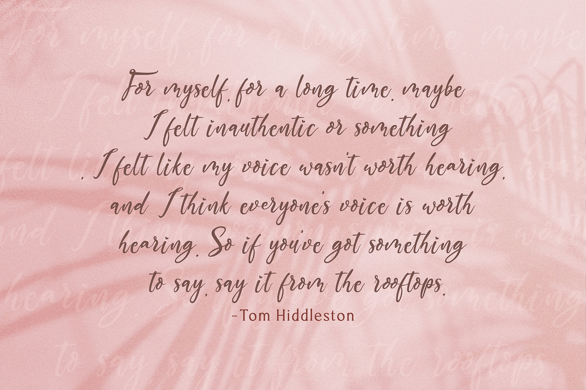 The Austin - Handwritten Script Font preview 2