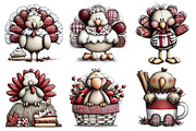 Whimsical Thanksgiving Tarki Clipart, an Illustration by Daily.Designs (Thumbnail 3 of 5)