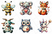 Halloween Voodoo Animal Doll Clipart, an Illustration by DreamPrint404 (Thumbnail 3 of 5)