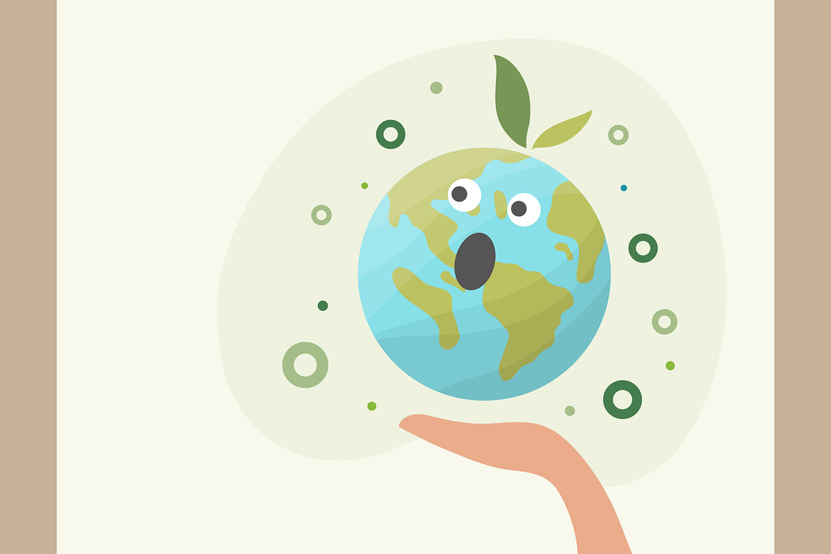 Earth day illustration vector set, an Education Illustration by foxndeer (Photo 3 of 4)