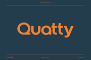 Quatty - Modern Display Typeface, a Font by Letterna (Thumbnail 1 of 4)