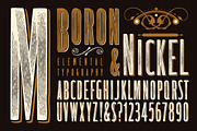 Lettering Design: Boron & Nickel, an Icon by Mysterylab Designs (Thumbnail 1 of 2)