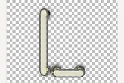 Neon tube font, an Object Graphic by 3D Graphics Shop (Thumbnail 26 of 38)