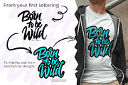 Lettering Brush Set for Procreate, a Brush Add-On by ZenLettering (Thumbnail 11 of 12)