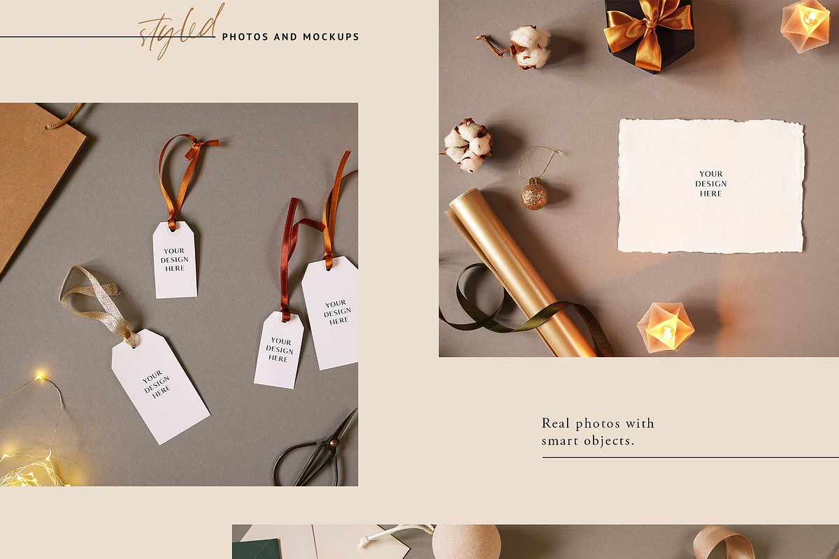Festive Elegance Photos & Mockups, a Print Template by eclosque (Photo 2 of 8)