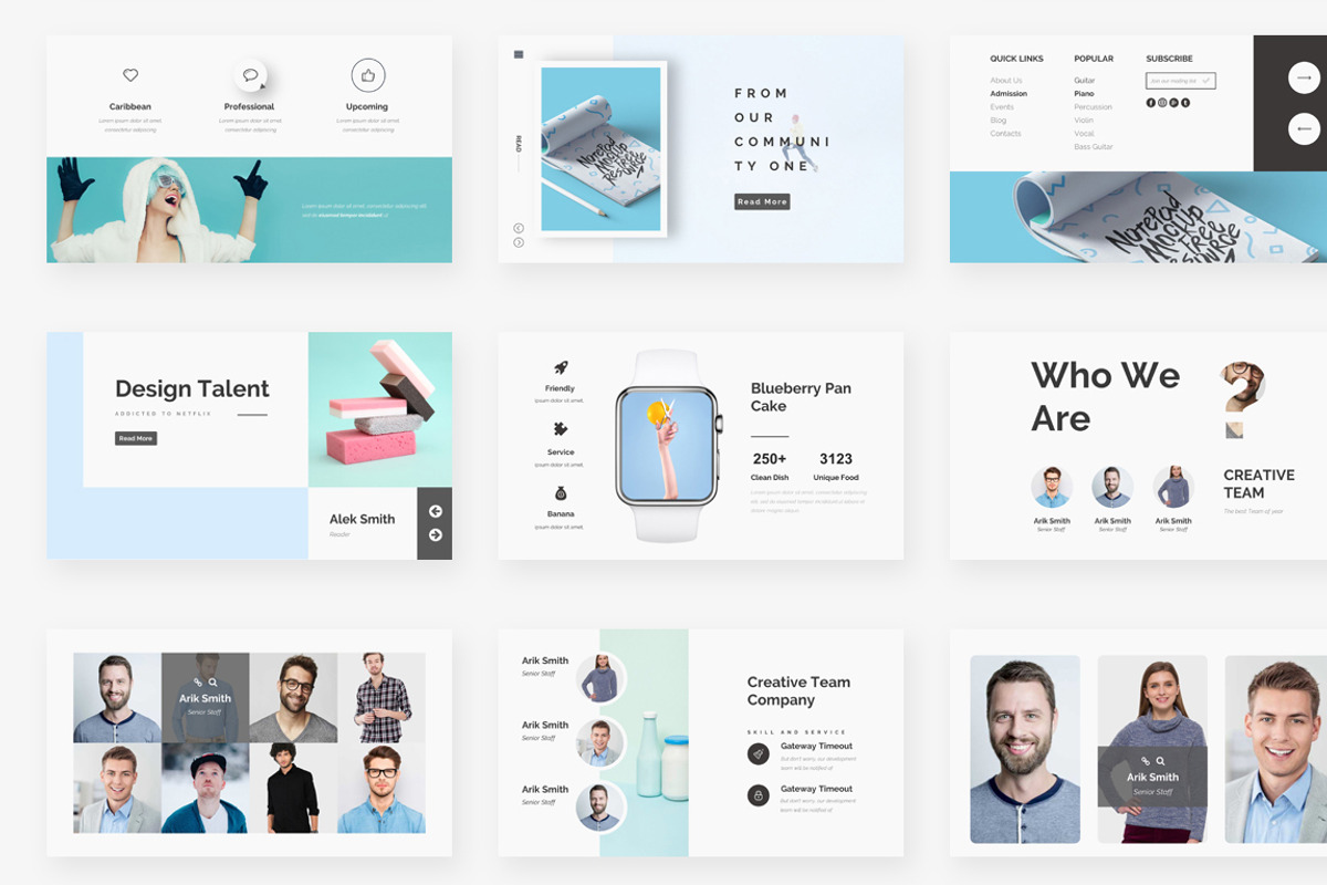 Project Status Powerpoint Bundle, a Presentation Template by One Percent Studio (Photo 30 of 34)