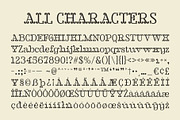 CS Monroe – Tuscan Font, a Serif Font by Craft Supply Co. (Thumbnail 8 of 8)