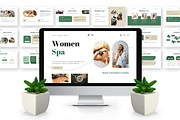 Women Spa - Beauty Powerpoint, a Presentation Template by Deepslide Studio (Thumbnail 2 of 6)