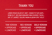 Mr.Hand - Display Family Font, a Sans Serif Font by Mightyfire (Thumbnail 3 of 3)
