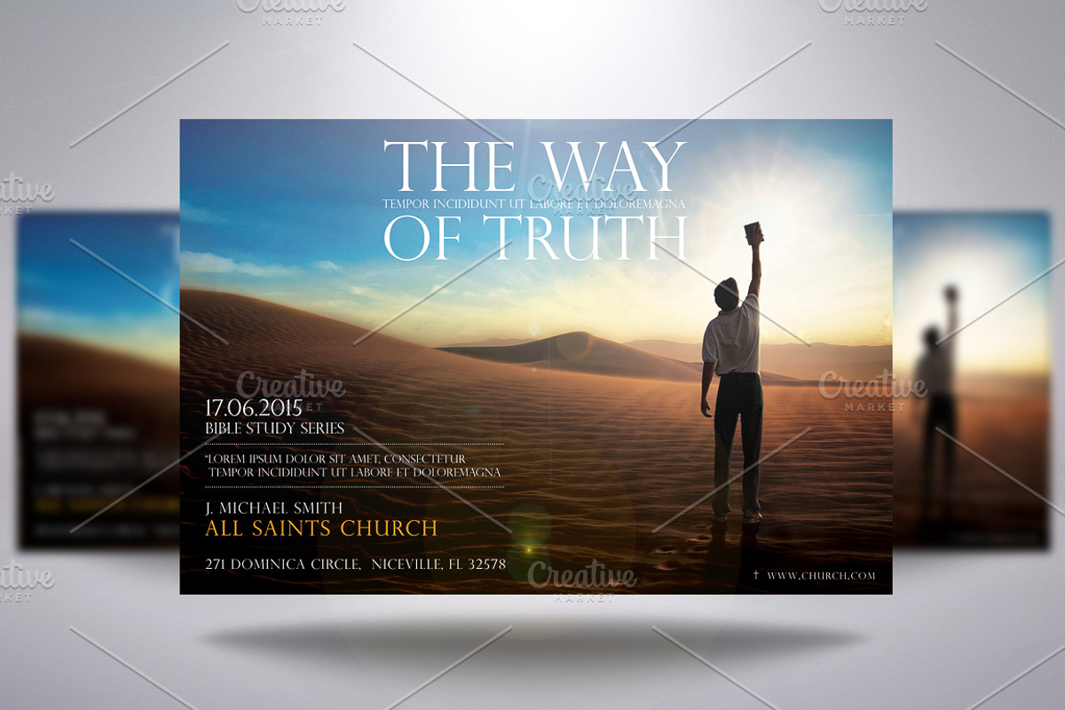 The Way Of Truth, a Flyer Template by CREATIVE DUDE