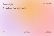 Nostalgia Gradient Backgrounds PSD, an Object Graphic by Love Radiation Studio (Thumbnail 4 of 16)