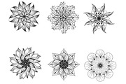 Floral Mandala Flower Set 1, a Brush Add-On by Disasterology Ink (Thumbnail 6 of 10)