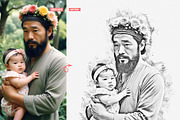 Pencil Sketch Photoshop Action, an Action Add-On by MRI STUDIO (Thumbnail 13 of 14)