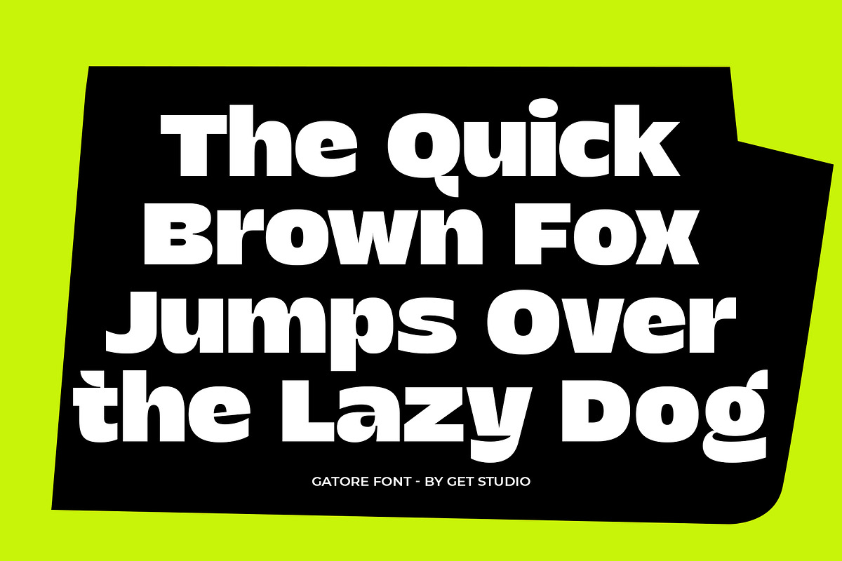 Gatore - Bold Display, a Sans Serif Font by Get Studio (Photo 6 of 16)