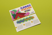 Beige Riso Print Summer Sale Voucher, a Card Template by graphicook (Thumbnail 2 of 3)