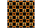 Haunted House Check Seamless Repeat, a Pattern Graphic by Sharon Schwalbe (Thumbnail 4 of 5)