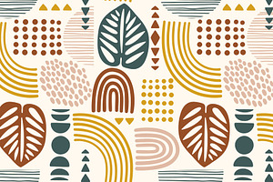 Tropical Boho. 8 Seamless Patterns