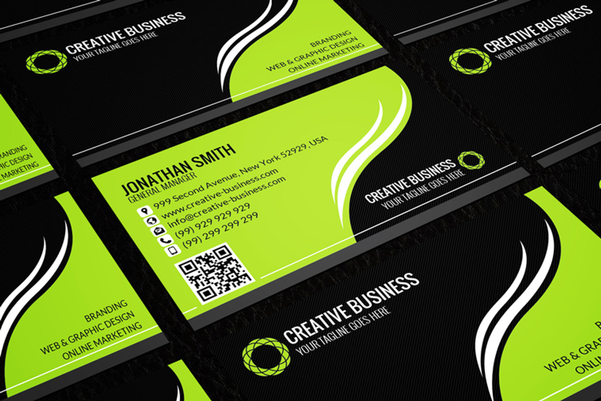Corporate Business Card CM045, a Business Card Template by annozio (Photo 4 of 4)