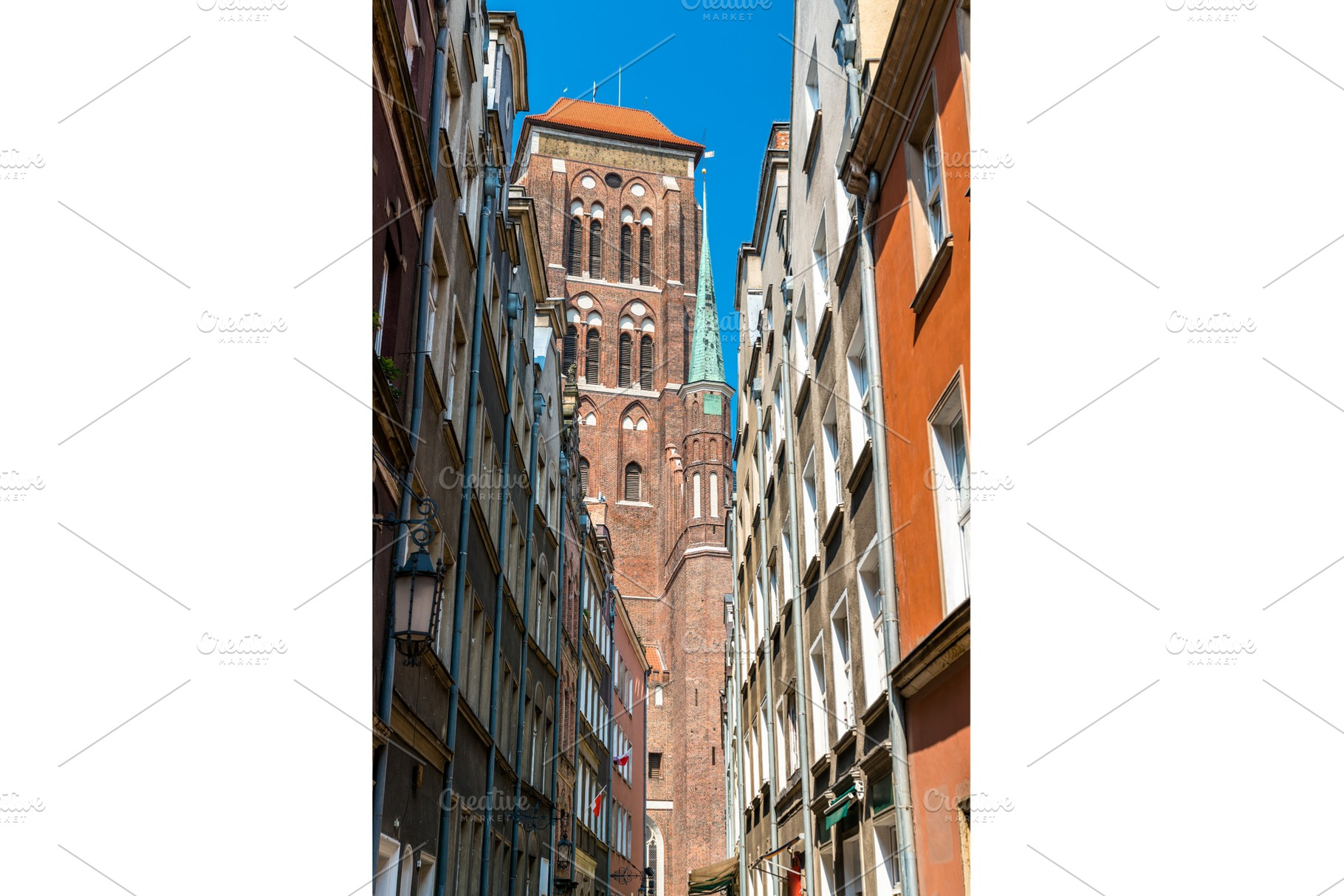 St mary's church in gdansk poland stock photo containing gdansk and church, an Architecture Photo by Leonid Andronov