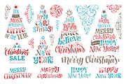 11 Christmas Lettering | 9 Ornaments, an Illustration by bariskina (Thumbnail 4 of 5)