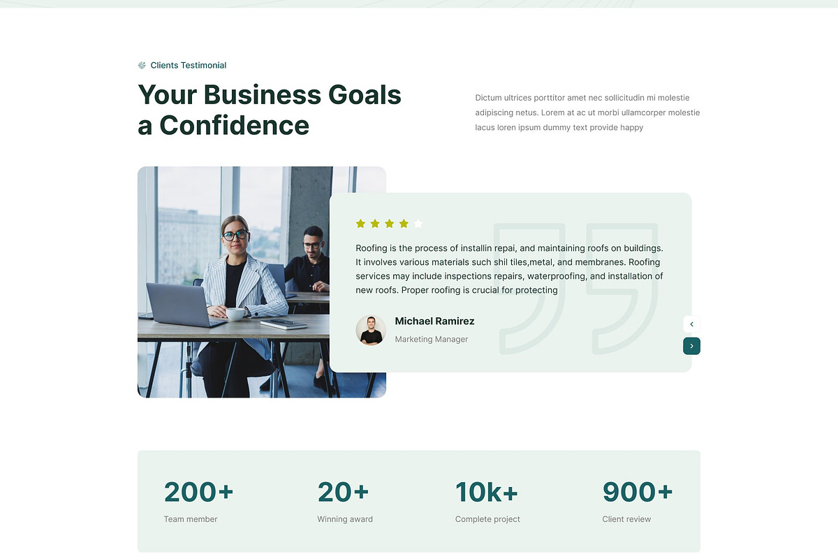 Business Consulting WordPress Theme, a WordPress Template by UInstrument (Photo 8 of 11)